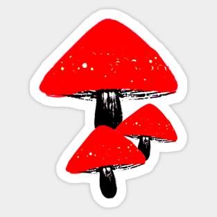 Mushrooms Sticker